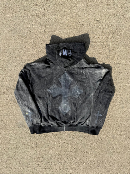 “Stop Wishing Start Praying” Acid Black