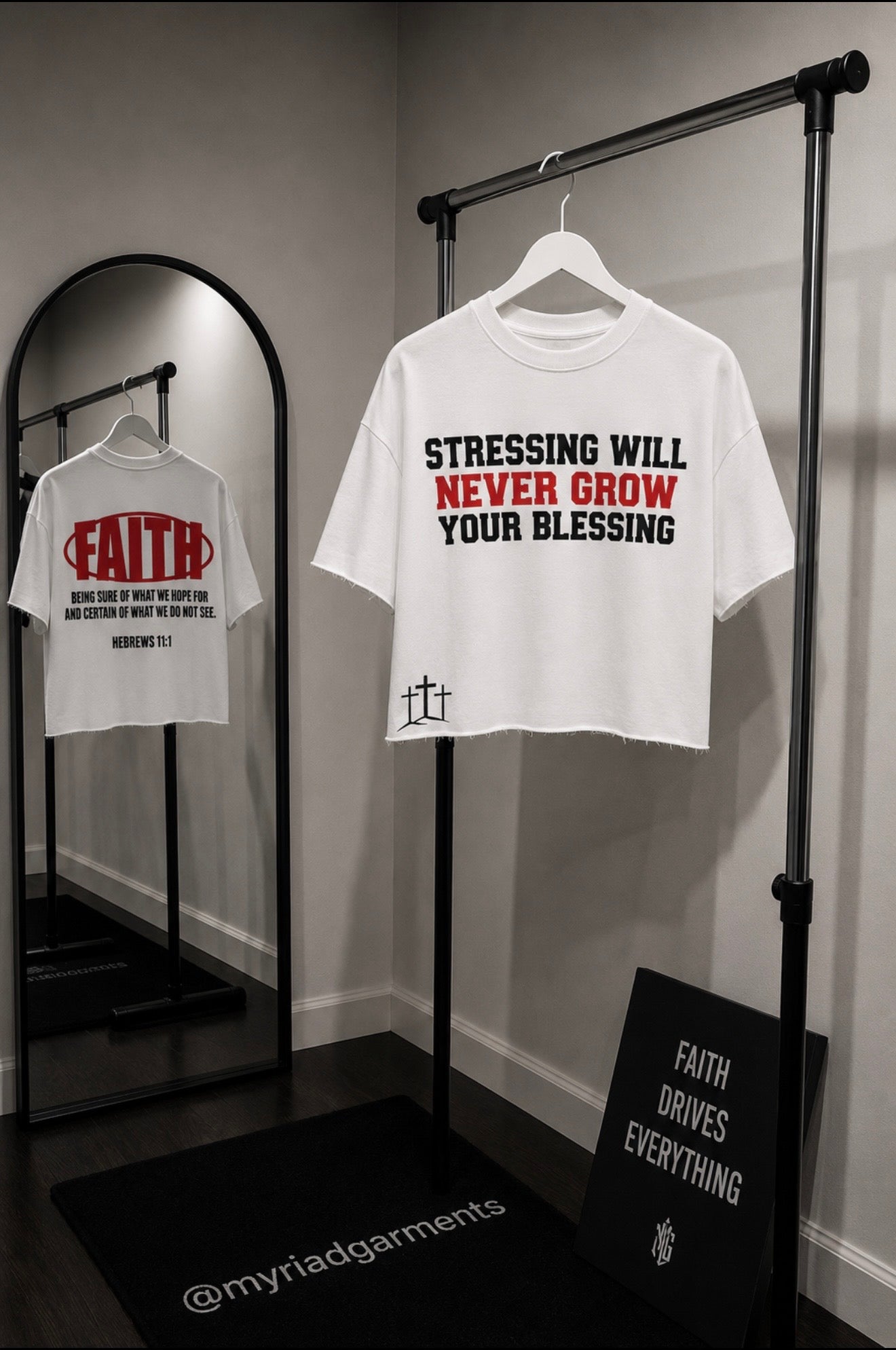 “Stressing Will Never Grow Your Blessing” Tee